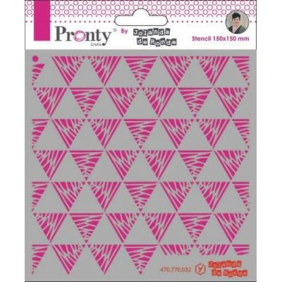 Pronty Crafts Stencil - Triangles Pattern